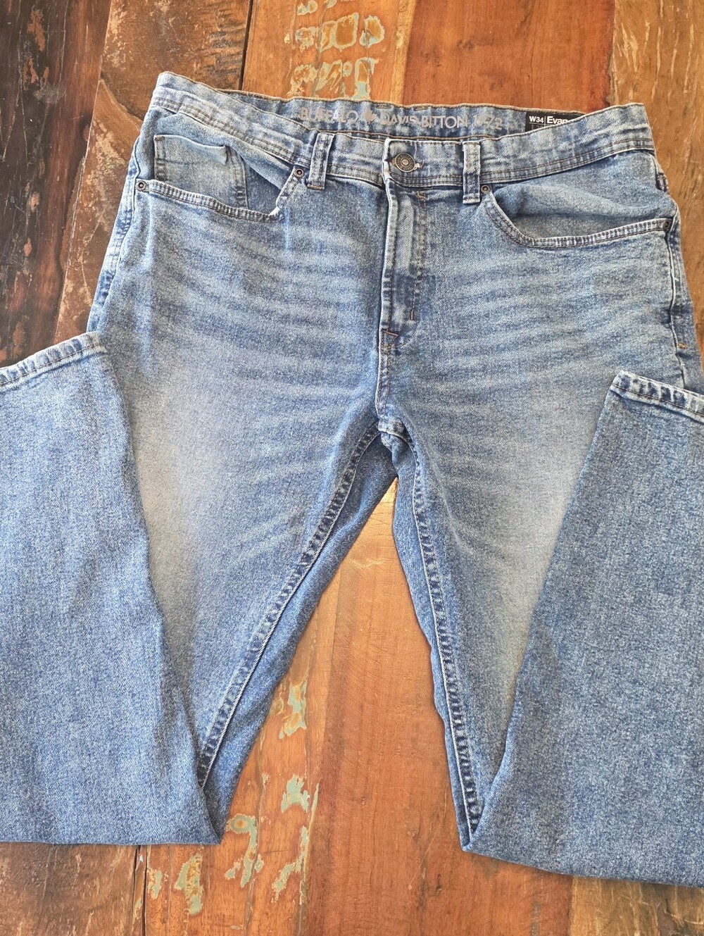 Men's Buffalo David Bitton Light Wash Jeans 34 X 32
